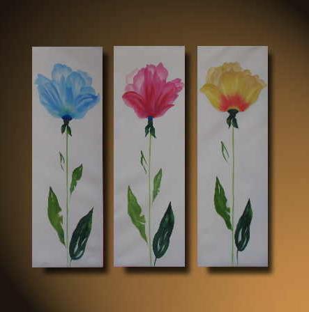 Dafen Oil Painting on canvas flower -set527